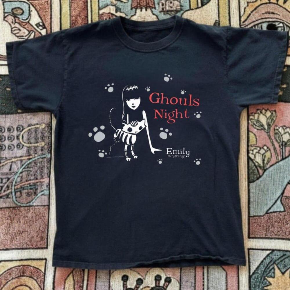 Gildan Black T-Shirt, Emily The Strange Tee Gildan - Picture 1 of 4
